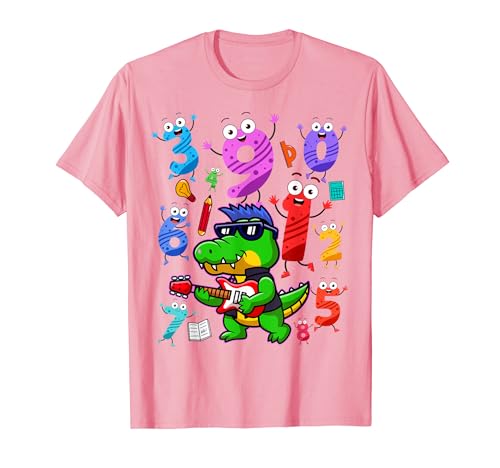 Disfraz de números con número en ideas de matemáticas y números para niños Camiseta