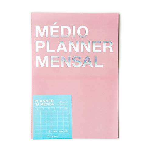 Planner Revista Pastel Mensal A4 Rosa, Cicero, 6061, Rosa, 8, 3 X 11, 7