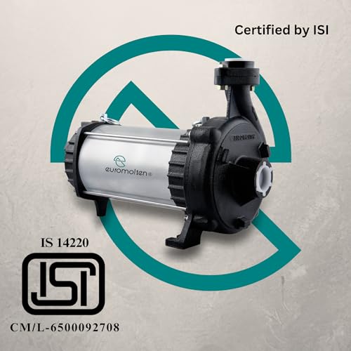 Image of 1.5Hp Open Well Submersible water Pump, ISI certified for Quality by BIS, Dual Carbon Bush Technology, Head 125 feet,1 inch delivery (Heavy Duty Pump) (15 months Warranty-Value flow)