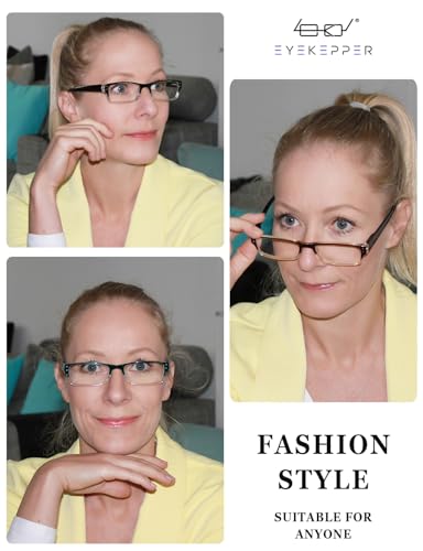 Image of Eyekepper 7-pack Blue Light Filter Glasses Women - Fashion Computer Eyeglasses +2.50