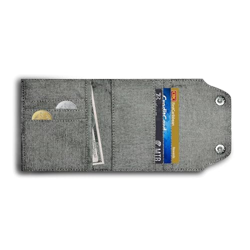 Image of Minimalist Slim Wallet and Credit Card Holder (Grey)