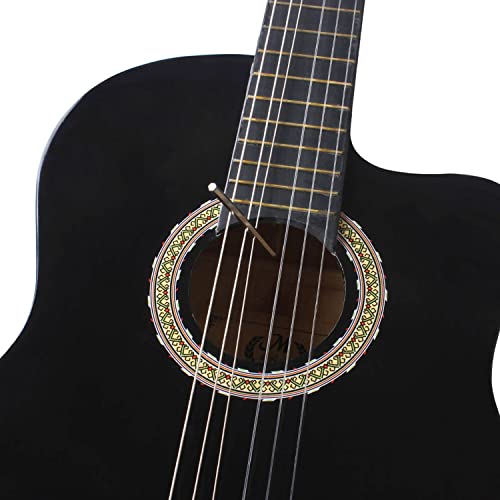 MEIeynt Guitare Acoustique Classique débutant 39 Pouces Kit de démarrage Adulte avec Sac de Transport accordeur de… - Les Beatles, Paul McCartney, John Lennon, RIngo Starr, George Harrison MEIeynt Guitare Acoustique Classique débutant 39 Pouces Kit de démarrage Adulte avec Sac de Transport accordeur de… – Image 7