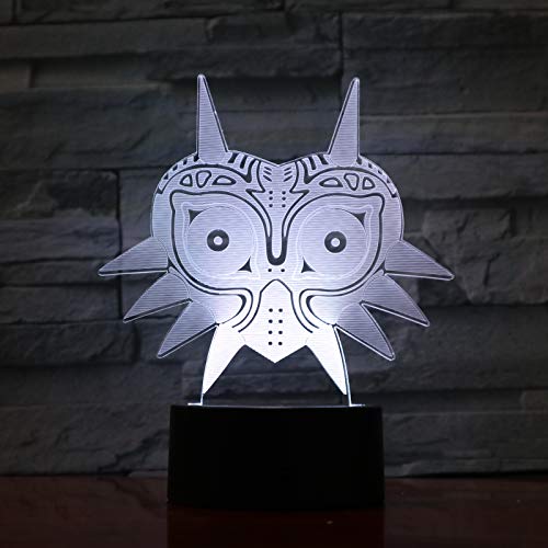 Lampara LED Videojuego The Legend of Zelda Majora´s Mask Cambia