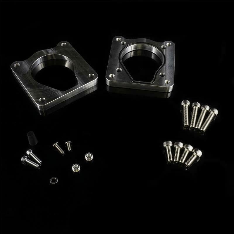 K-Tuned 80mm Domestic to RBC Throttle Body Adapter Plates K Series with Hardware