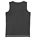 Haase Unlimited Germany Word with Flag - German Culture Youth Contrast Back Tank Top (Heather/Charcoal, Large)