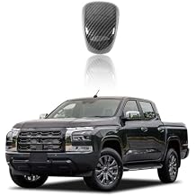 Gear Shift Knob Cover Trim for Mitsubishi Triton & L200 2024 2025 Accessories, ABS Car Center Console Shifter Head Protector Self-Adhesive Cover