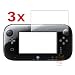 Everydaysource Compatible With Nintendo GamePad Wii U 3-Pack Reusable LCD Screen Protector