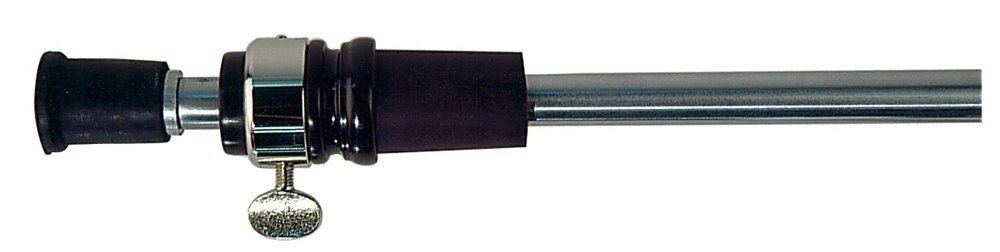 Ulsa 41465 - Puntina per contrabbasso combinata, lunghezza 35 cm, asta in metallo Ø 16 mm, asta in metallo, colore: nero, made in Germany