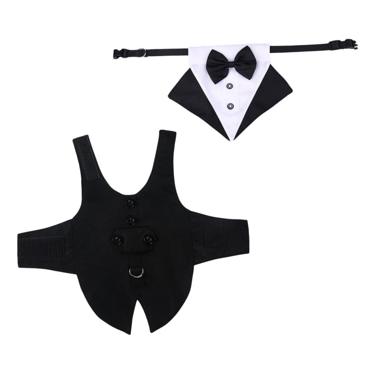 VICASKY Costume Et Bandana pour Chien Smoking pour Chien De Costume Et Bandana pour Animal De Compagnie