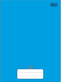 Tilibra - Caderno Brochura Universitário, Capa Dura, D+, 200x275mm, 96 Folhas, Azul