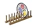 Lipper International 887 Bamboo Wood Plate Rack and Pot Lid Holder, 15-3/8