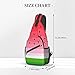 SURERUIM Cute Cartoon Watermelon Sling Bag for Women Men Crossbody Shoulder Backpack Watermelon Background with Black Seeds Chest Bags Summer Fruit Tropical Gym Bag Travel Hiking Casual Daypack