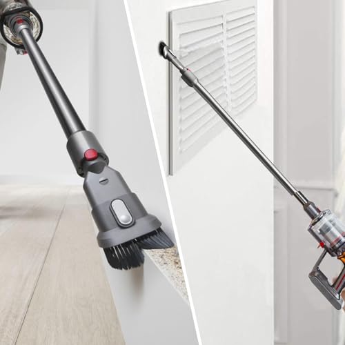 Verlängerungsrohr für Dyson V12 Detect Slim / V10 Digital Slim Stabstaubsauger, Ersatz Teleskoprohr Schnellspanner Verlängerungsstange Zubehör, 74.2 cm