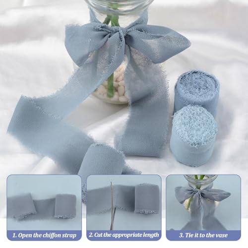 WANDIC Chiffon Ribbon Fringe - Image 4