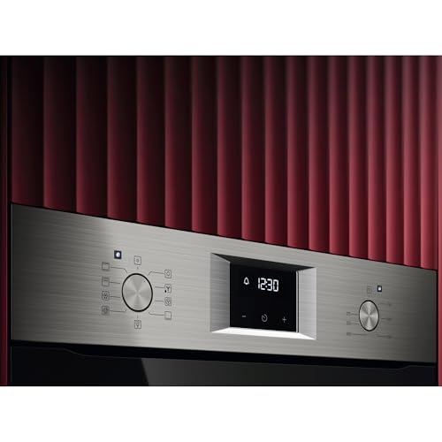 AEG Horno Multifunción OU5AB20SM, 72 L, Limpieza Aqua Clean, 9 Programas, Función Grill, SurroundCook, Pantalla LED, Cocción Multinivel, Inox Antihuellas - imagen 8
