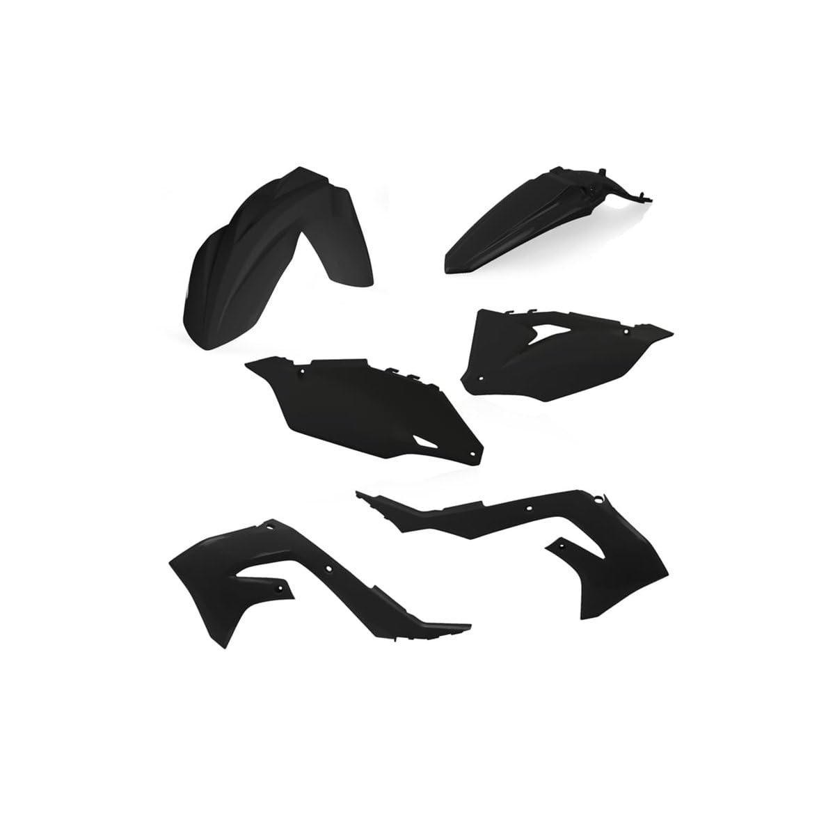Amazon.com: Acerbis Replica Plastic Kit Black Compatible with