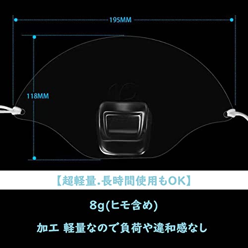 透明な防曇カバー 、プラスチック、10枚セット マウスシール