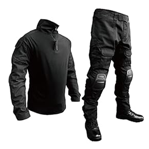 美品❗️個人装備ガンジャケット、ガンパーツ ミリタリーグッツ 迷彩服 上下セット Amazon.co.jp: [GUN FREAK] (ガン フリーク) マルチカムブラック