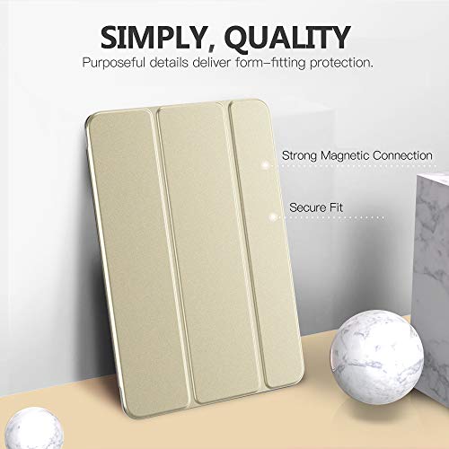 Image of Moko Smart Case for iPad 9th / 8th / 7th Gen Case 10.2 Inch, Champagne Gold