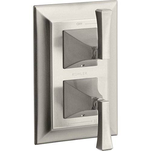 Grifo termostático para ducha Kohler K-T10422-4V-BN, acabado níquel cepillado vibrante, colección Memoirs miniatura 1