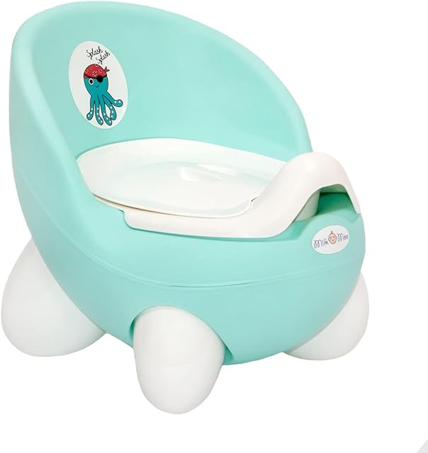 Milk&Moo Potty Chair, BPA Free Potty Training Seat Toilet, Safe, Comfortable, Non-Slip, Has Lid and Removable Container, Easy to Clean, Toddler Potty for Baby Girls and Boys