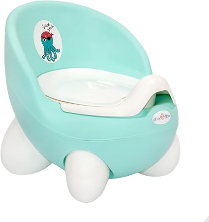 Milk Moo Soft Cuddles Potty Training & Step Stools,Seats Milk&Moo Potty Chair, BPA Free Potty Training Seat Toilet, Safe, Comfortable, Non-Slip, Has Lid and Removable Container, Easy to Clean, Toddler Potty for Baby Girls and Boys