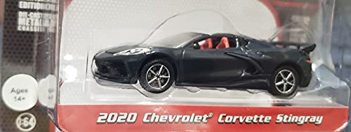 Collectibles Corvette C8 Stingray 1/64 Shadow Gray miniatura 3