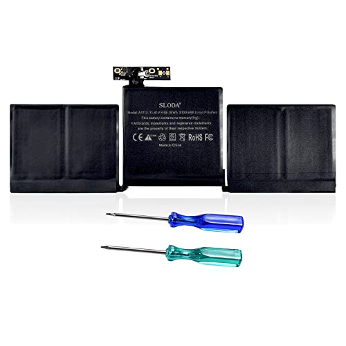 SLODA A1713 A2171 Batería para MacBook Pro 13 '' A1708 (Finales de 2016 a Mediados de 2017) A2159 A2289 A2338 (2019 2020) Repuesto para computadora portátil [Li-Polymer 11.41V 5100mAh] Cover