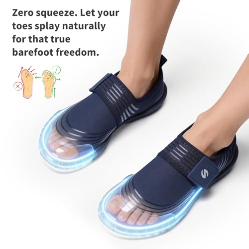 Image of LIZRHA Water Shoes for Men and Women Quick Dry Aqua Swim Barefoot Shoes for Outdoor Fishing Beach Pool Boat Surfing Walking Water Park and Yoqa Activities