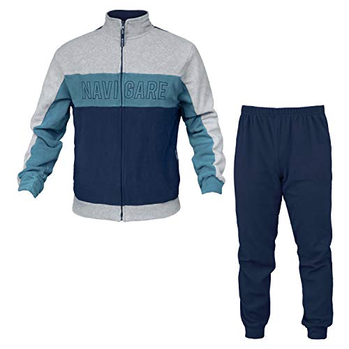 Pigiama Uomo Navigare Pile 2 Colori Full Zip