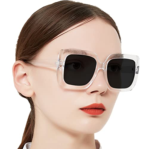OCCI CHIARI Bifocal Sunglasses Women's Reading GLasses Oversized Sunglass Readers 3.5 UV Protection Outdoor 1.0 1.5 2.0 2.5 3.0 3.5 Big Frame