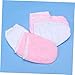 NIYANGLE 4pairs Beauty Gloves and Foot Covers Set Soft Protective Gloves and Foot Covers for Home Use Includes of White Pink Accessories for Skin Care