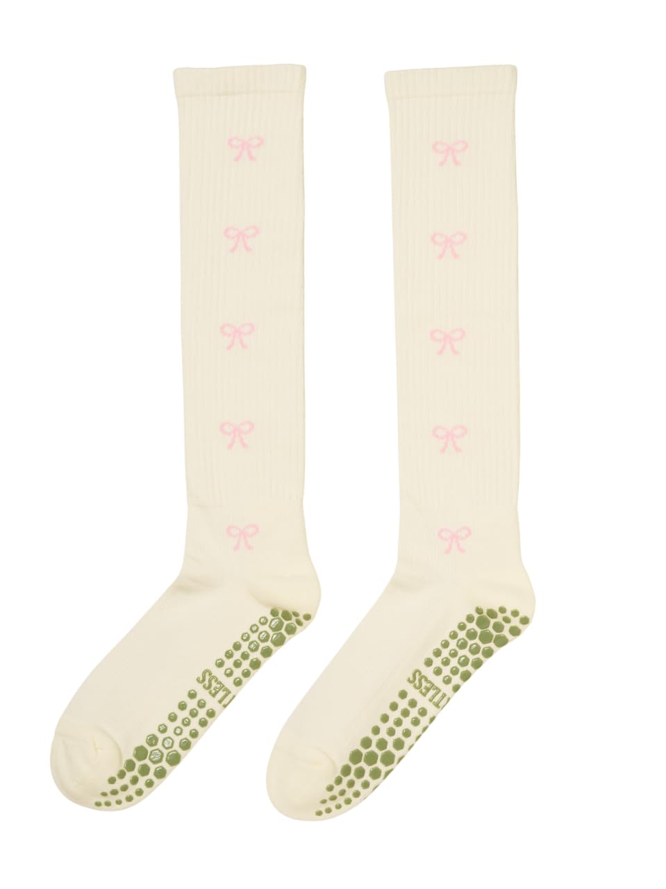 Shapes Studio Ruffle Pilates Grip Socks for Women, Cute Non-Slip Grippy Socks for Reformer, Barre, Yoga &amp; Studio Workouts