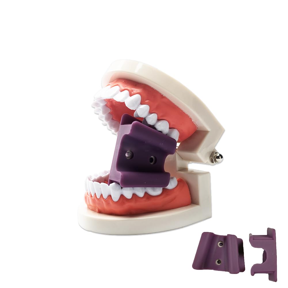 Dental Silicone Bite Blocks 2PCS Autoclave Mouth Props Bite Block for Adults and Kids (Large)