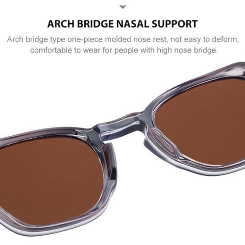 Retro Oval Sunglasses Women Rivets Punk Gradient Shades UV400 Men Dark Green Sun Glasses 5