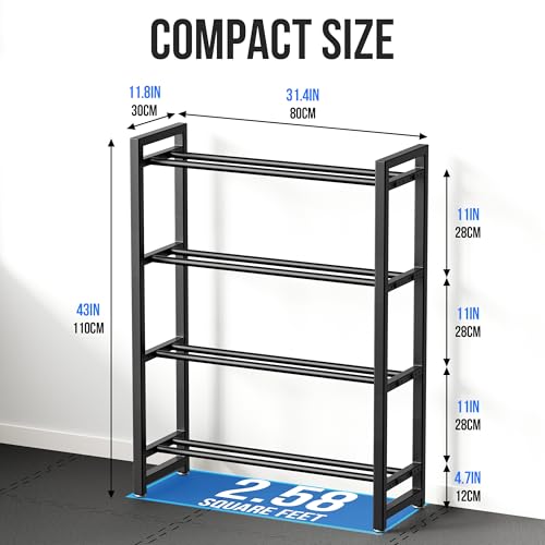 Image of 3 Tier Dumbbell Rack, Weight Rack for Home Gym