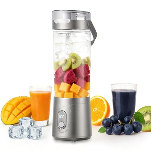 Catálogo de licuadora personal sunbeam del mes. 48 Mini Licuadora Portatil Personal Recargable para Smoothies y Batidos, Inalambrica de Cable USB-C, Tapa a Prueba de Fugas y Boquilla Facil de Beber, para el Hogar, la Oficina y el...