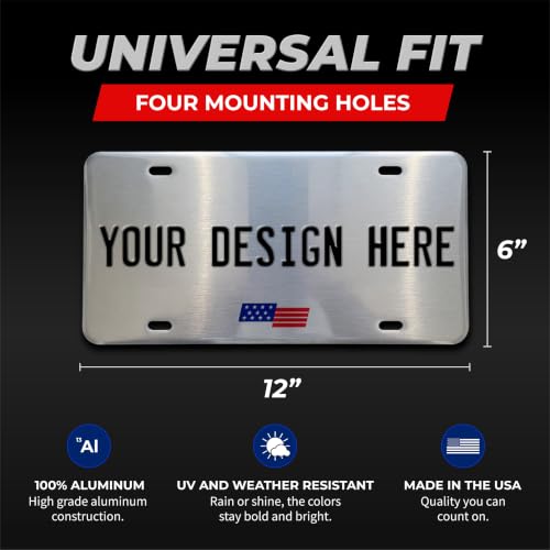 Custom License Plate Made in USA