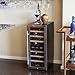 Koldfront TWR247ESS 24 Bottle Free Standing Dual Zone Wine Cooler - Black and Stainless Steel