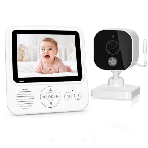OBVHNUA Babyphone mit Kamera 720P IPS Video Babyphone ohne WLAN mit 2000mAh Akku Digitale Zoomfunktion Nachtsicht Temperatur-Alarm Zwei-Wege-Audio Schlaflieder VOX-Modus OBVHNUA Babyphone mit Kamera 720P IPS Video Babyphone ohne WLAN mit 2000mAh Akku Digitale Zoomfunktion Nachtsicht Temperatur-Alarm Zwei-Wege-Audio Schlaflieder VOX-Modus