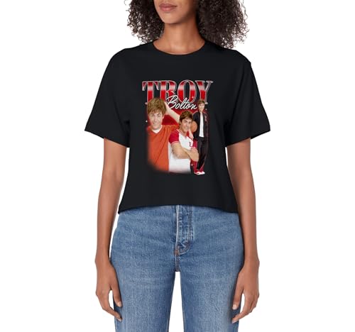 Disney High School Musical The Series Troy Bolton Collage Women's Crop Top