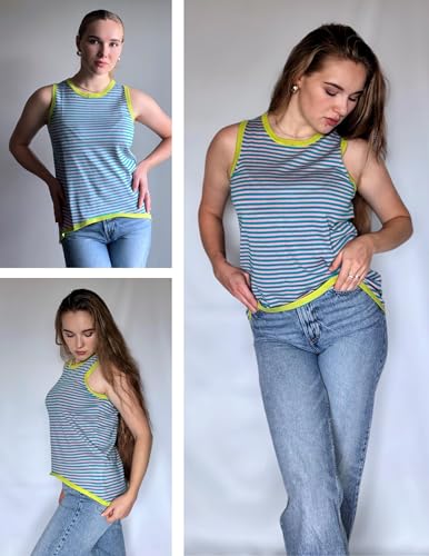 Image of Zeagoo Womens Sleeveless Sweater Vest Crewneck Knit Loose Sweater Tank Tops Lightweight Shirts Blouses 2026
