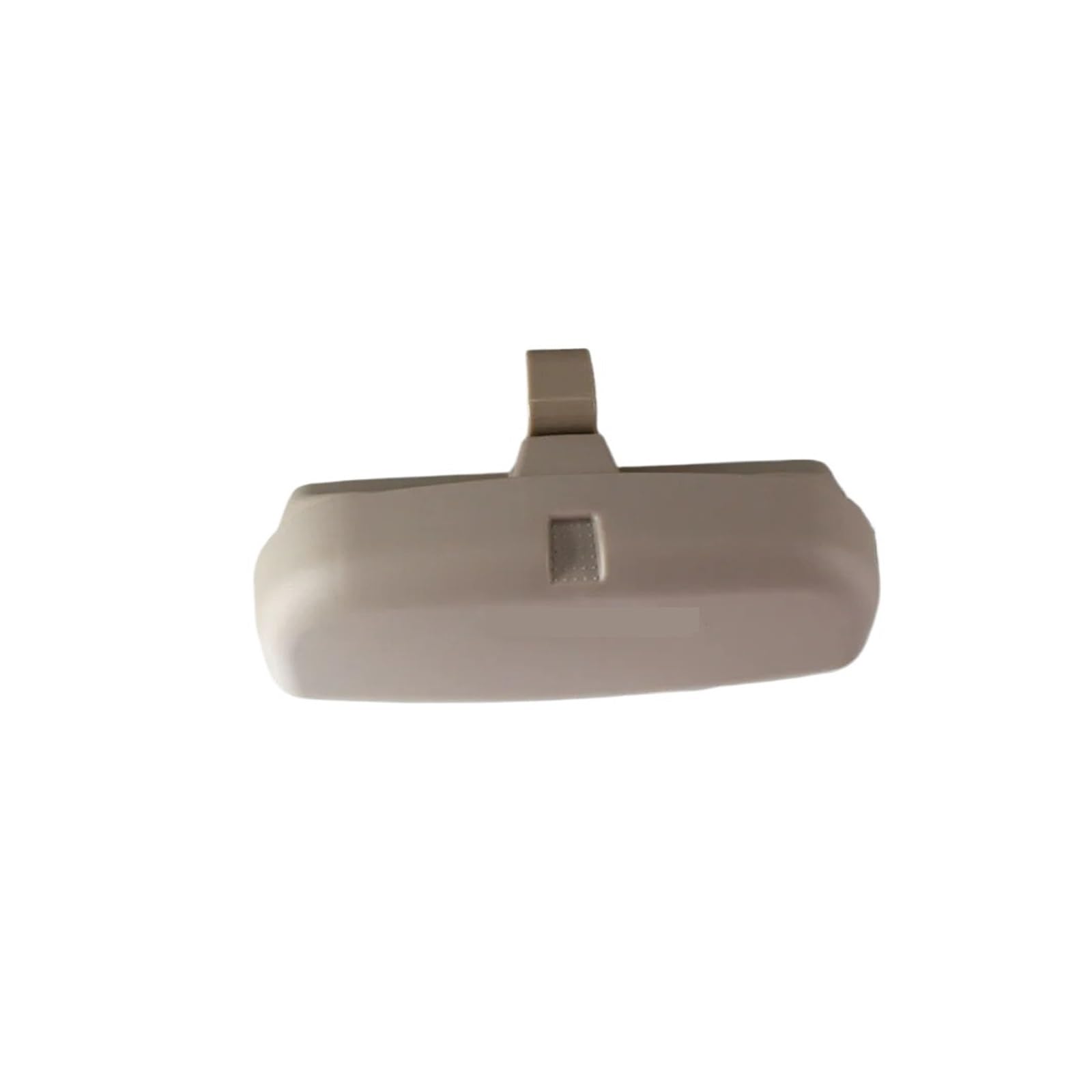 Scatola per Occhiali da Auto Porta Sole Portatili nella Custodia per Guida Lenti per Visiera Parasole Custodia Occhiali da Sole Auto(Single Clip Beige)