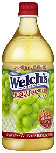 アサヒ飲料 Welch's(ウェルチ) マスカットブレンド100 800g×8本