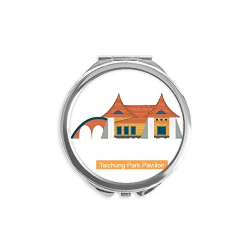 Miroir rond de poche Taichung Taiwan accessoire de maquillage de voyage portable multicolore