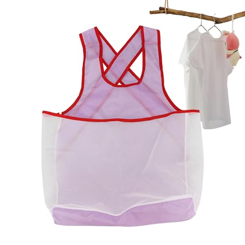 Umiocns Clothes Drying Apron,Waterproof Apron,Gardening Apron For Women,Laundry Apron With Pouch,Garden Apron With Large Pocket,Laundry Apron Waterproof,Portable Drying Clothes Organizer For Women