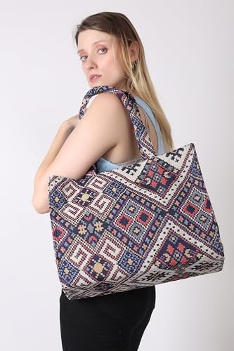 Image of LX LEKHX Women's Tote Bags - Stylish Handbags for Office, College & Party Use | Spacious & Trendy Shoulder Bag for Work, Casual & Evening | Durable, Lightweight & Fashionable Tote for Women