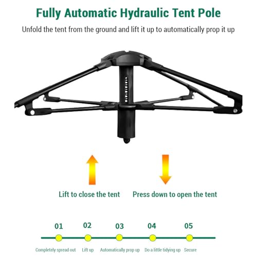Carpa automática para camping 3-4 personas resistencia al agua miniatura 3
