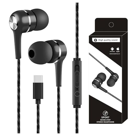 liuchanghe Auriculares In Ear, Auriculares USB C con Micrófono, Cascos USB c para Todos los Dispositivos de Headphones de Tipo C