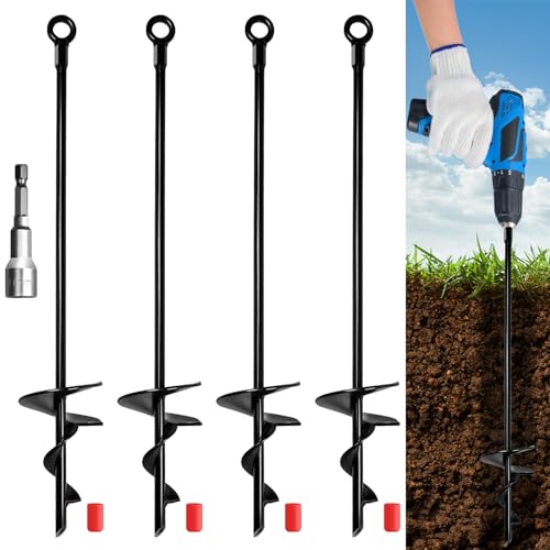 Ground Anchor Kit 4 Pack,18